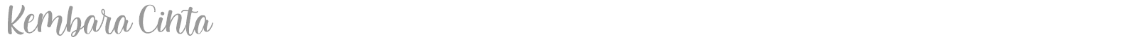 Kembara Cinta font preview
